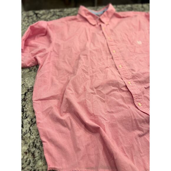 Chaps men’s short sleeve button up size 4X 4XL
Pink - Picture 3 of 6